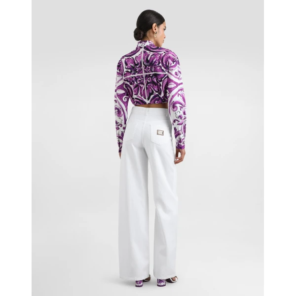 Dolce & Gabbana 5-pocket denim trousers, view 3