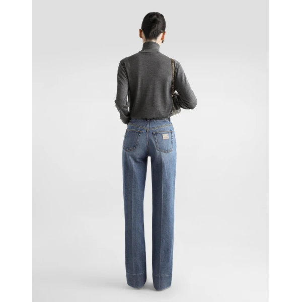 Dolce & Gabbana 5-pocket denim trousers, view 3