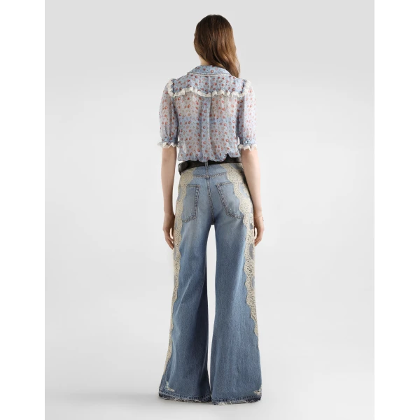 Dolce & Gabbana 5-pocket denim trousers, view 3