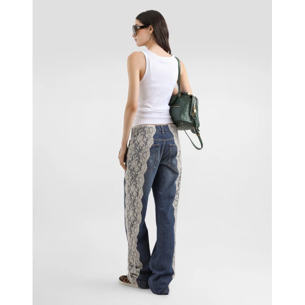 Dolce & Gabbana 5-pocket denim trousers, view 3