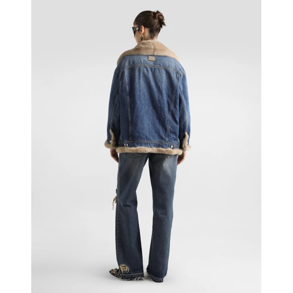 Dolce & Gabbana 5-pocket denim trousers, view 3
