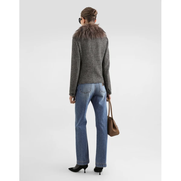 Dolce & Gabbana 5-pocket denim trousers, view 3