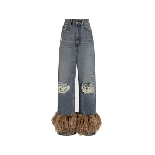5-pocket denim trousers