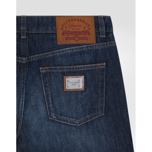 Dolce & Gabbana 5-pocket denim trousers, view 4