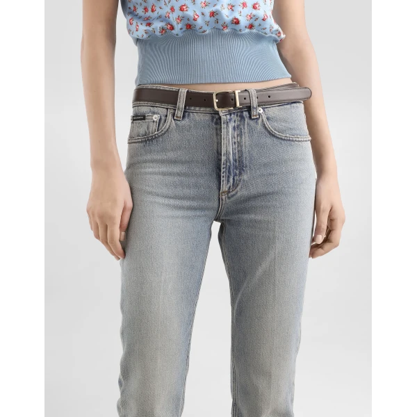 Dolce & Gabbana 5-pocket denim trousers, view 4