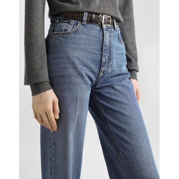 Dolce & Gabbana 5-pocket denim trousers, view 4