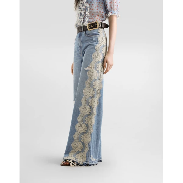 Dolce & Gabbana 5-pocket denim trousers, view 4