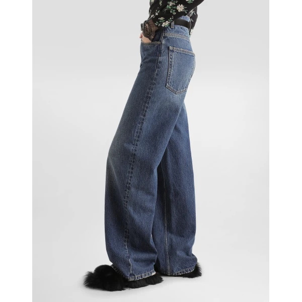 Dolce & Gabbana 5-pocket denim trousers, view 4