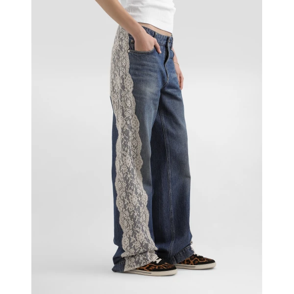 Dolce & Gabbana 5-pocket denim trousers, view 4