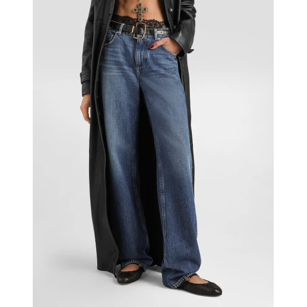 Dolce & Gabbana 5-pocket denim trousers, view 4