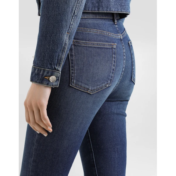 Dolce & Gabbana 5-pocket denim trousers, view 5