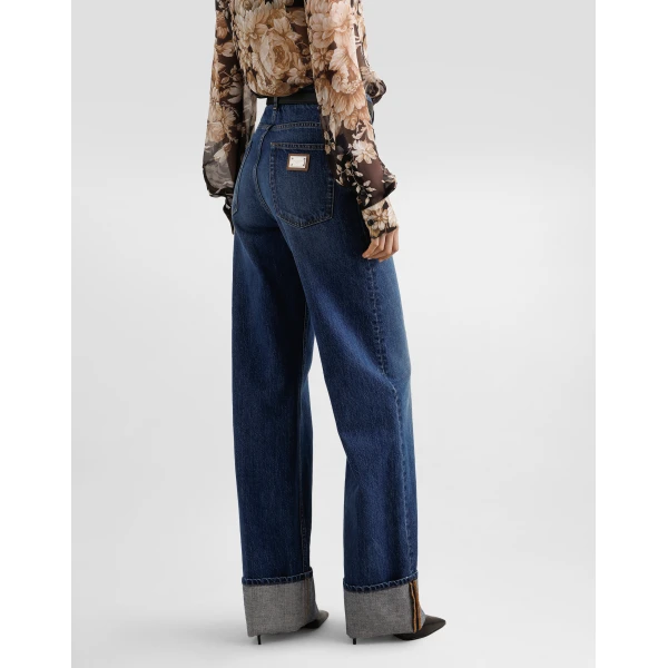 Dolce & Gabbana 5-pocket denim trousers, view 5