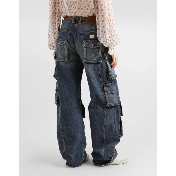 Dolce & Gabbana 5-pocket denim trousers, view 5