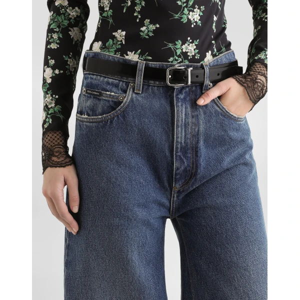 Dolce & Gabbana 5-pocket denim trousers, view 5