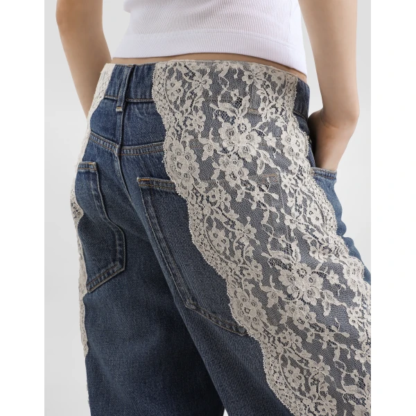 Dolce & Gabbana 5-pocket denim trousers, view 5