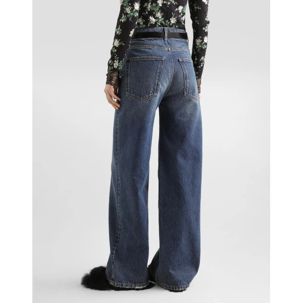 Dolce & Gabbana 5-pocket denim trousers, view 6