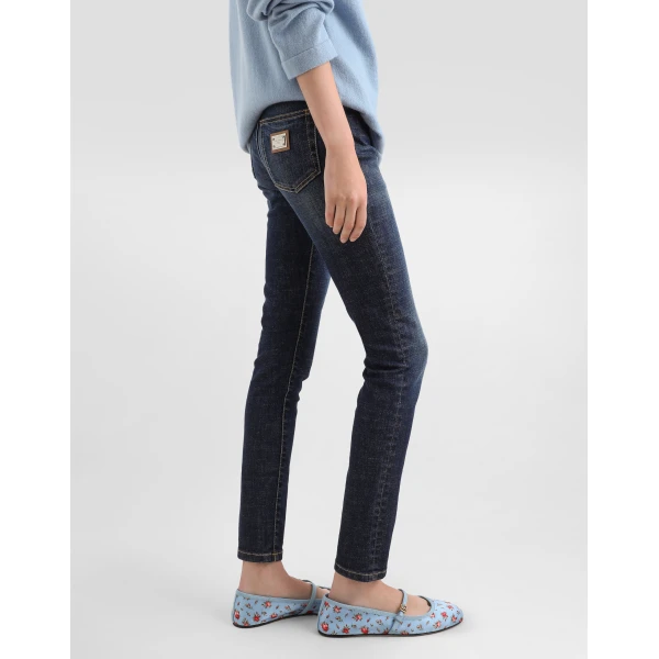 Dolce & Gabbana 5-pocket stretch denim trousers, view 5