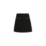 Dolce & Gabbana A-line wool crepe miniskirt Skirt