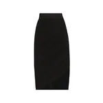 Dolce & Gabbana Asymmetrical jersey skirt with draping