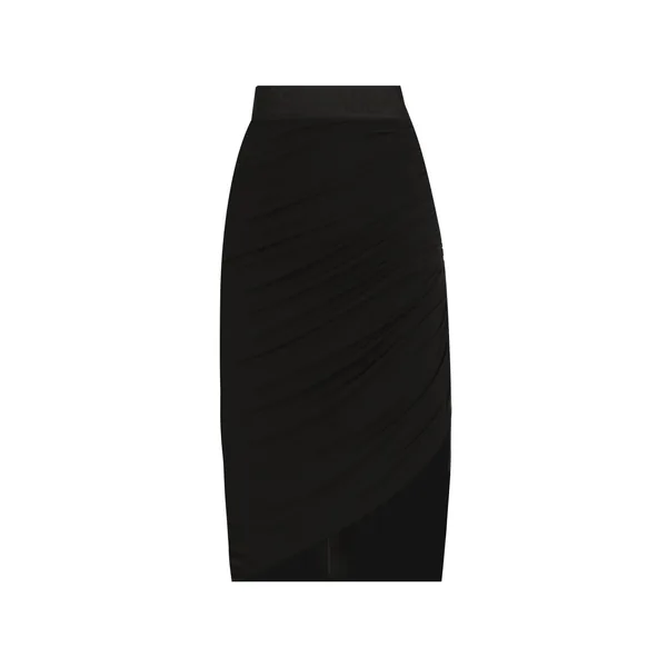 Dolce & Gabbana Asymmetrical jersey skirt with draping
