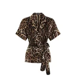 Dolce & Gabbana Belted silk shirt