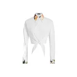 Dolce & Gabbana Bouquet-print poplin shirt