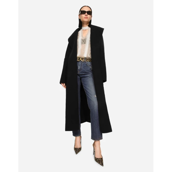 Dolce & Gabbana Boyfriend jeans in medium blue denim, view 2