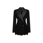 Dolce & Gabbana Branded stretch lace Turlington blazer