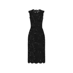 Dolce & Gabbana Branded stretch lace calf-length dress