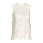 Dolce & Gabbana Branded stretch lace top