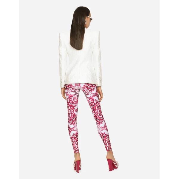 Dolce & Gabbana Brocade Turlington blazer, view 3