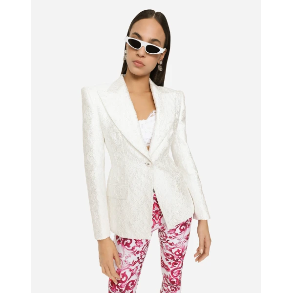 Dolce & Gabbana Brocade Turlington blazer, view 4