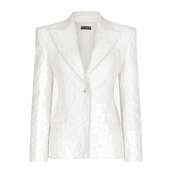 Dolce & Gabbana Brocade Turlington blazer