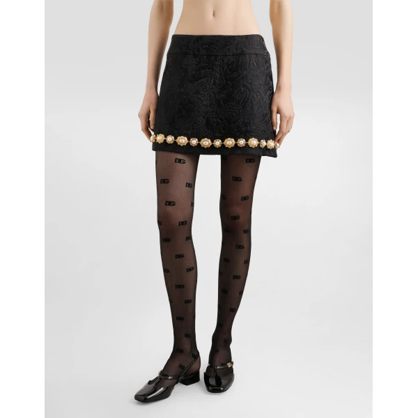 Dolce & Gabbana Brocade miniskirt Skirt, view 4