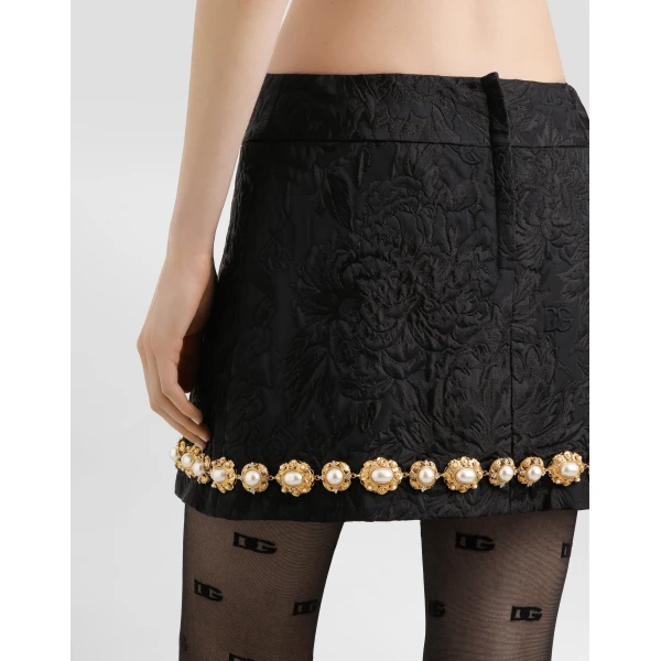 Dolce & Gabbana Brocade miniskirt Skirt, view 5