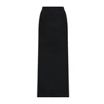 Dolce & Gabbana Cady calf-length skirt with slits