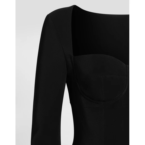 Dolce & Gabbana Cady sheath dress, view 3