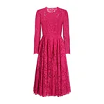 Dolce & Gabbana Calf-length circle-skirt dress in cordonetto lace