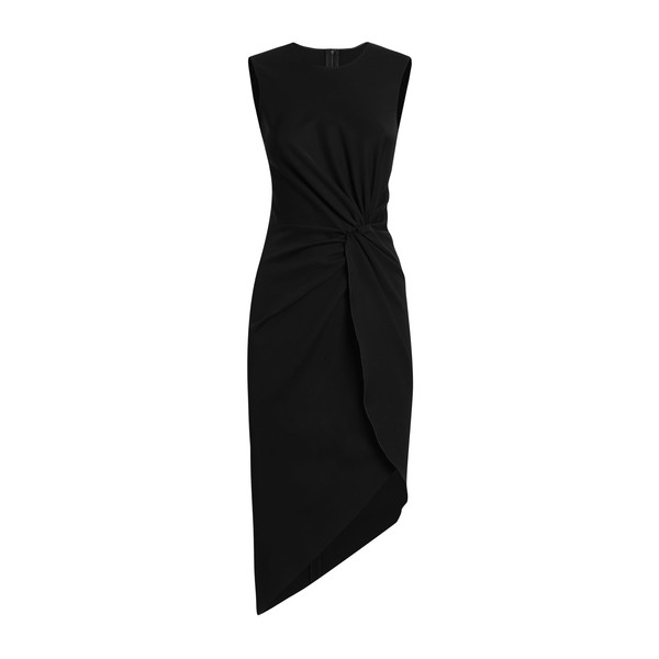 Dolce & Gabbana Calf-length dress in jersey Milano rib with draping