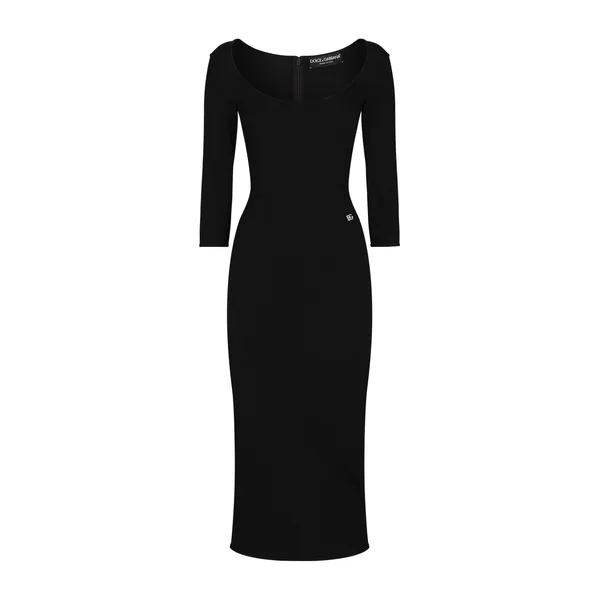 Dolce & Gabbana Calf-length viscose knit dress