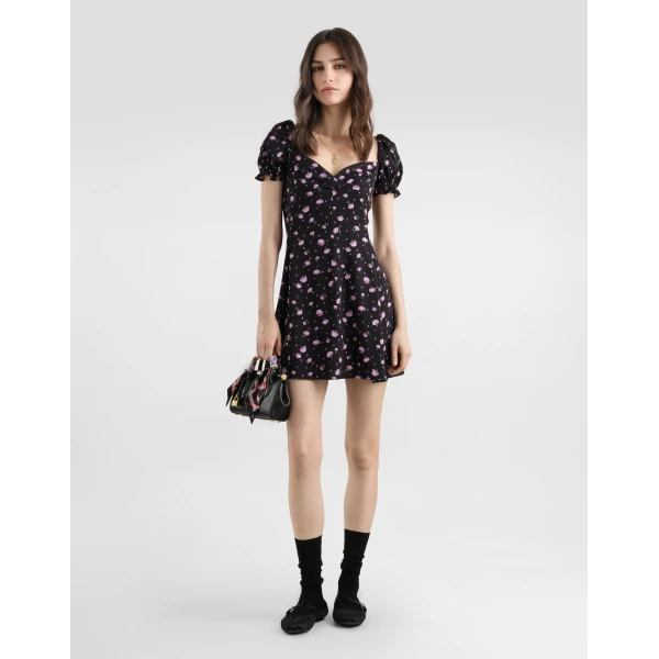 Dolce & Gabbana Carnations-print dress, view 2