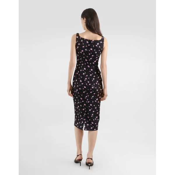 Dolce & Gabbana Carnations-print sheath dress, view 3