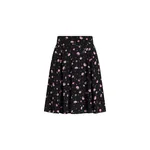 Dolce & Gabbana Carnations-print silk canvas skirt