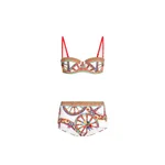 Dolce & Gabbana Carretto-print balconette bikini