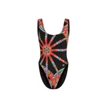 Dolce & Gabbana Carretto-print one-piece olympic swimsuit