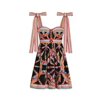 Dolce & Gabbana Carretto-print poplin dress