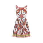 Dolce & Gabbana Carretto-print poplin midi dress