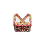 Dolce & Gabbana Carretto-print poplin top