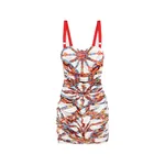 Dolce & Gabbana Carretto-print satin dress