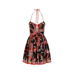 Dolce & Gabbana Carretto-print silk twill dress